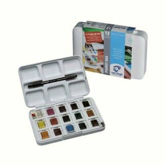 Набір акварельних фарб Van Gogh 12 кольорів кювета Pocket box Royal Talens