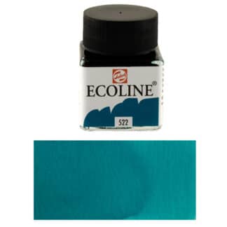 Акварельна фарба рідка Ecoline 522 Бірюзово-синій 30 мл Royal Talens