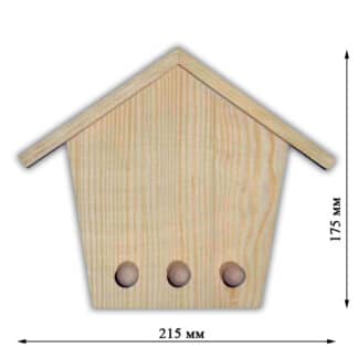 Заготовка деревянная «Ключница» №04 150/215х20х180 мм сосна 2,004с