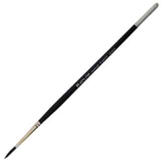 Кисточка «Kolos» Classic 3049R Белка круглая №04 короткая ручка черный ворс