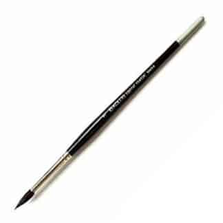 Пензлик «Kolos» Classic 3049R Білка кругла №05 коротка ручка чорний ворс