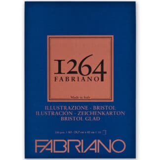 Альбом для малювання Bristol склейка «1264» А3 (29,7х42 см) 200 г/м.кв. 50 аркушів Fabriano