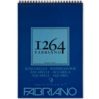Альбом для акварели на спирали «1264» А3 (29,7х42 см) 300 г/м.кв. 30 листов Fabriano