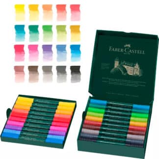 Набор двухсторонних маркеров Watercolour Markers 20 штук  160320 Faber-Castell