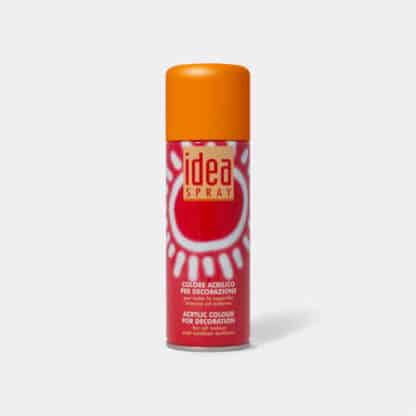 Акрилова аерозольна фарба 051 помаранчевий флуоресцентний 200 мл флакон з розпилювачем Idea Spray Maimeri Італія