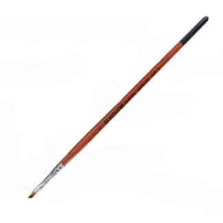 Кисточка «Kolos» Carrot 1097А Синтетика угловая №01 короткая ручка рыжий ворс