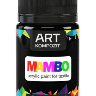 Фарба по тканині 23 Чорна 50 мл Mambo Art Kompozit