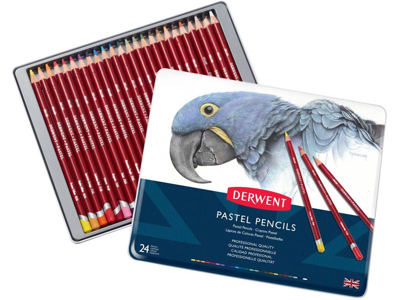 Пастельные карандаши Derwent 24 цвета