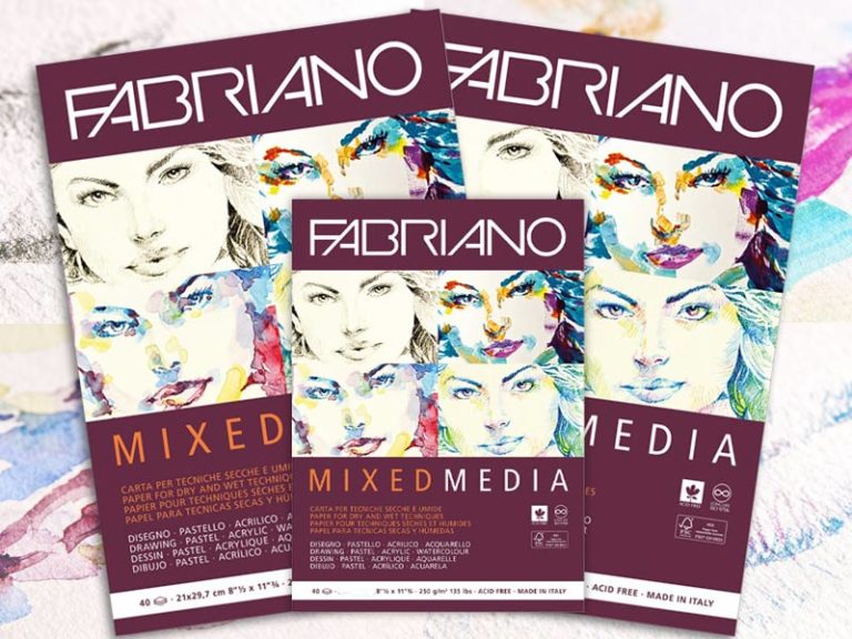 Альбомы для скетчинга Mixed Media Fabriano