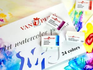 Новости магазина «Sальвадор» 5 Акварельные краски художественные Van Pure