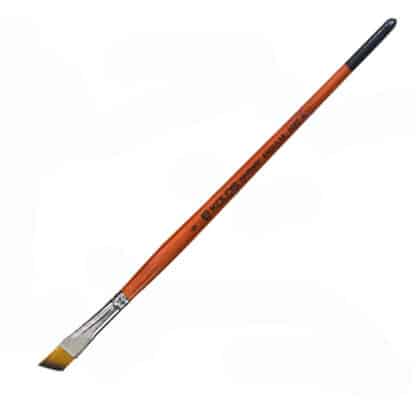 Пензлик «Kolos» Carrot 1097А Синтетика кутова №06 коротка ручка рудий ворс