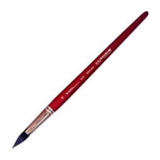 Кисточка «Автор» 5072 Белка имитация круглая №18 короткая ручка красная АртАвангард