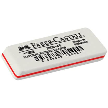 Ластик для карандаша белый Faber-Castell 7008-40