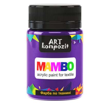 Фарба по тканині 21 Ультрамарин фіолетовий 50 мл Mambo Art Kompozit
