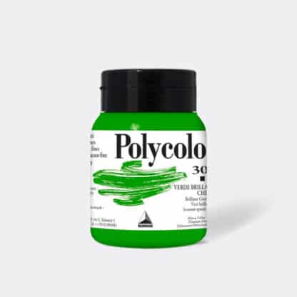 Акрилова фарба Polycolor 500 мл 304 зелений світлий яскравий Maimeri Італія