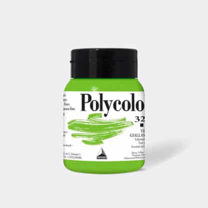 Акрилова фарба Polycolor 500 мл 323 жовто-зелений Maimeri Італія