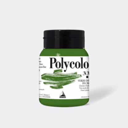 Акрилова фарба Polycolor 500 мл 336 оксид хрому зелений Maimeri Італія