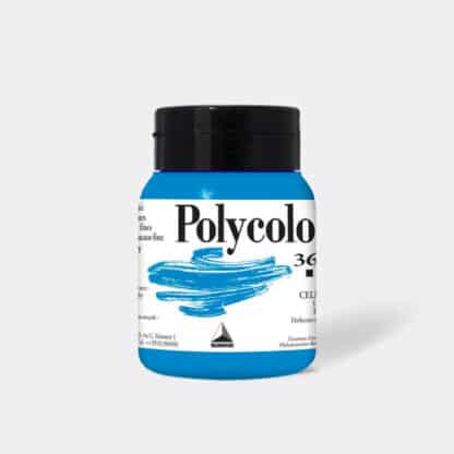 Акриловая краска Polycolor 500 мл 366 небесно-голубой Maimeri Италия