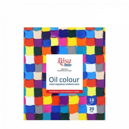 Набір олійних фарб Rosa Studio 18 кольорів по 20 мл 131008