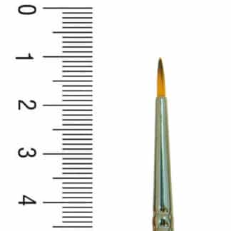 Кисточка 1097R Синтетика круглая №0 короткая ручка Renesans