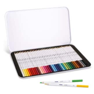 Набір кольорових олівців Minabella 36 кольорів в металевій коробці Primo Італія