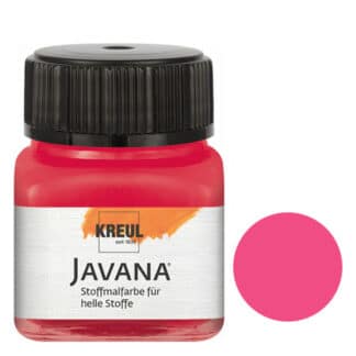 Фарба по світлим тканинам нерозтікаюча КR-90936 Яскраво-рожевий 20 мл Sunny Javana C.KREUL