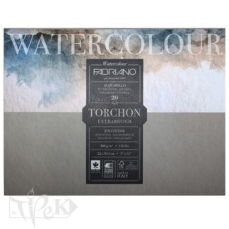 19100277 Альбом для акварели Watercolour Torchon Extra Rough 30,5х45,5 см 300 г/м.кв. 20 листов Fabriano Италия