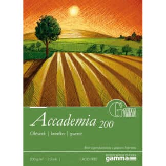 А2002232К10 Склейка для малювання Gamma Accademia 22,5х32,5 см 10 аркушів 200 г/м.кв., проклейка