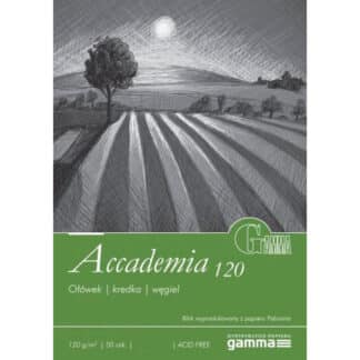 А1202129К50 Склейка для малювання Gamma Accademia 21х29,7 см 50 аркушів 120 г/м.кв., проклейка