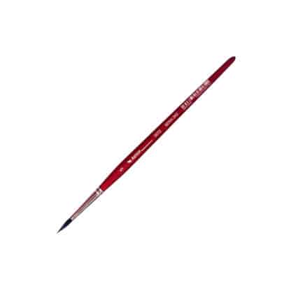 Кисточка «Автор» 5072 Белка имитация круглая №05 короткая ручка красная АртАвангард