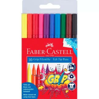 Набір фломастерів Grip 10 кольорів Faber-Castell 155310