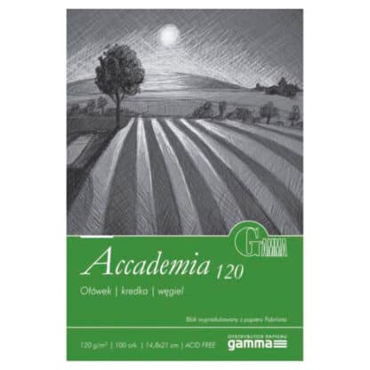 А1201421К100 Склейка для малювання Gamma Accademia 14,8х21 см 100 аркушів 120 г/м.кв., проклейка