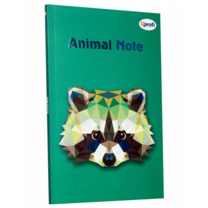 Блокнот «Animal note» green А5 (14,8х21 см) 70 г/м.кв. 80 листов склейка Profiplan