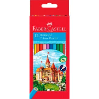 Набір кольорових олівців «Замок і лицарі» 12 кольорів Faber-Castell