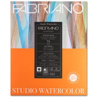 19752005 Альбом для акварели Studio 28х35,6 см 200 г/м.кв. 75 листов Fabriano Италия