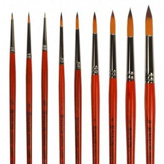 Пензлі художні синтетика кругла "Carrot" Kolos