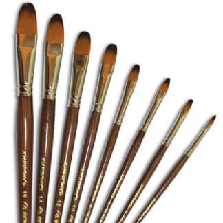 Пензлі художні синтетика овальна «Живопис» Китай