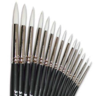 Пензлі художні синтетика кругла «Живопис» Китай