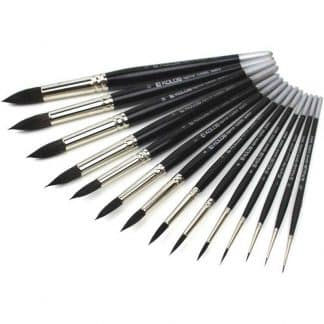 Пензлі художні білка кругла KOLOS