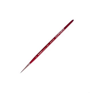 Кисточка «Автор» 5072 Белка имитация круглая №0 короткая ручка красная АртАвангард
