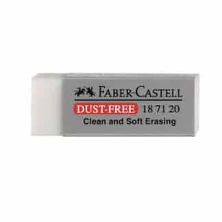 Ластик dust free білий вініловий Faber-Castell 187120