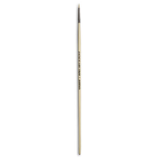 Кисточка Ivory «Живопись» 1311 Синтетика круглая № 01 длинная ручка бежевый ворс