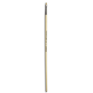 Кисточка Ivory «Живопись» 1312 Синтетика плоская № 02 длинная ручка бежевый ворс