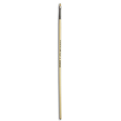 Кисточка Ivory «Живопись» 1312 Синтетика плоская № 02 длинная ручка бежевый ворс