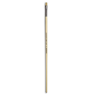 Кисточка Ivory «Живопись» 1312 Синтетика плоская № 06 длинная ручка бежевый ворс