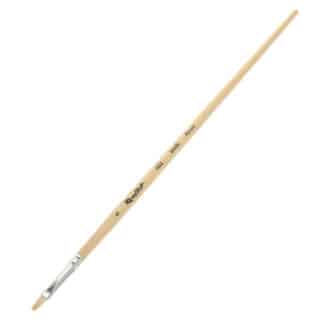 Пензлик «Roubloff» 1622 Щетина плоска №06 довга ручка білий ворс