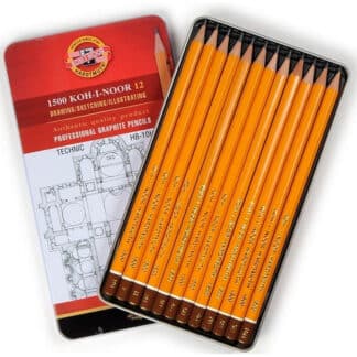 Набор чернографитных карандашей НB-10H 12 штук 1502 Koh-i-Noor