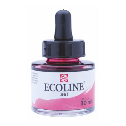 Акварельна фарба рідка Ecoline 361 Рожевий світлий 30 мл з піпеткою
