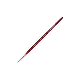 Кисточка «Автор» 5072 Белка имитация круглая №01 короткая ручка красная АртАвангард