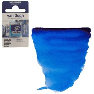 Акварельна фарба Van Gogh 570 Синій ФЦ 2,5 мл кювета Royal Talens